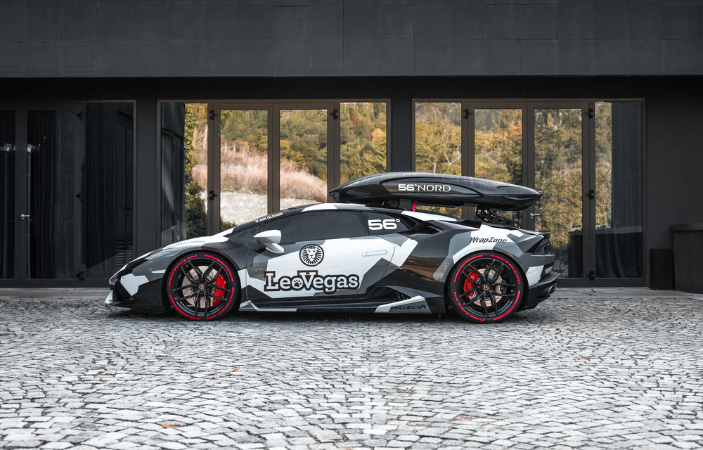 O nouă mașină pentru pârtie: schiorul Jon Olsson și-a construit un Lamborghini Huracan de 800 de cai putere - Poza 2