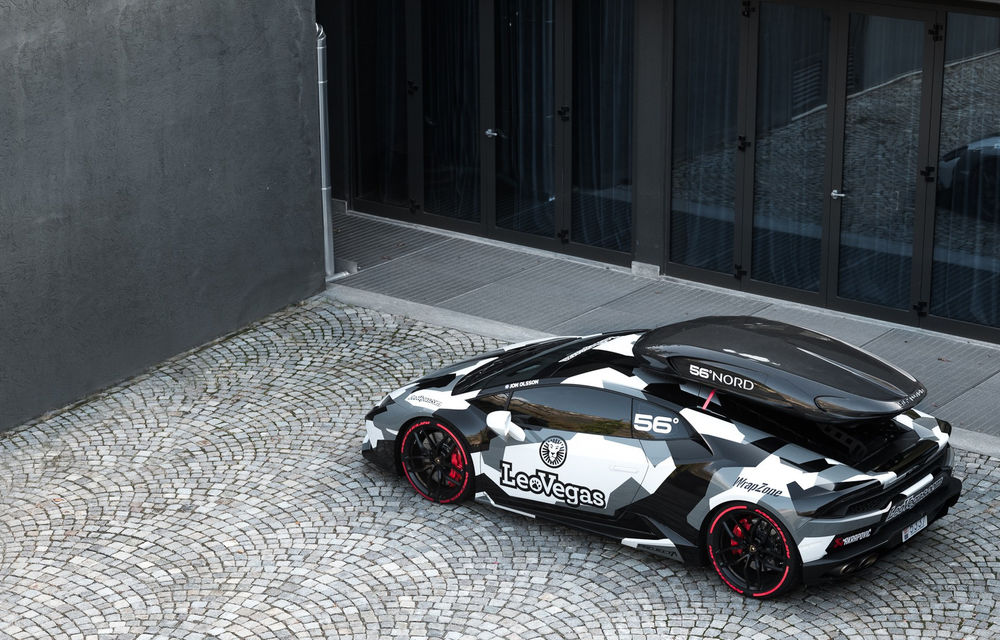 O nouă mașină pentru pârtie: schiorul Jon Olsson și-a construit un Lamborghini Huracan de 800 de cai putere - Poza 3