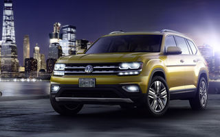 Faceți cunoștință cu Volkswagen Atlas, un SUV cu șapte locuri, fratele mai mare al lui Touareg