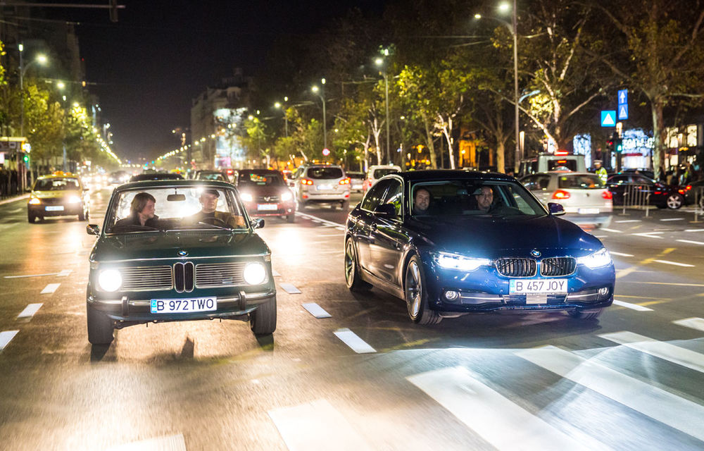 Arc peste timp: Legendarul BMW 2002 s-a întâlnit cu strănepotul BMW Seria 3 la București - Poza 1