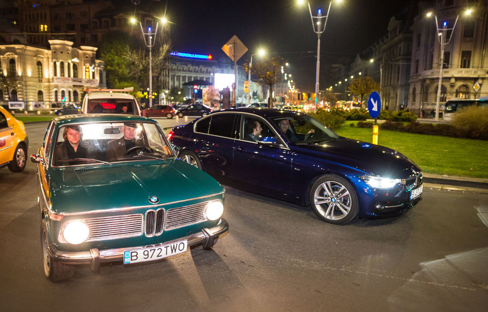 Arc peste timp: Legendarul BMW 2002 s-a întâlnit cu strănepotul BMW Seria 3 la București - Poza 4