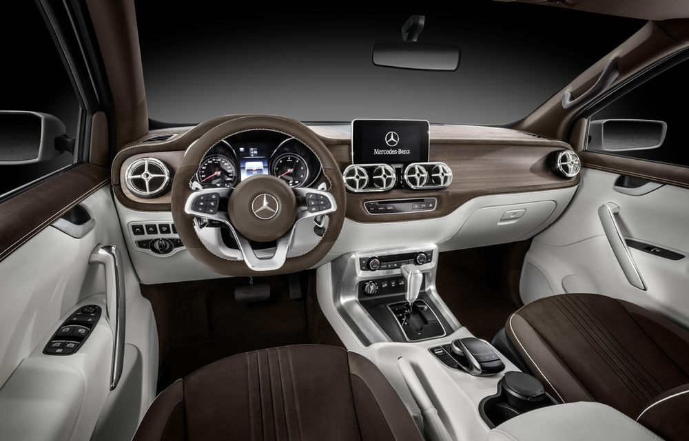 Mercedes nu se joacă cu designul: aproape toate elementele conceptului Clasa X vor fi păstrate pe versiunea de serie a pick-up-ului - Poza 3