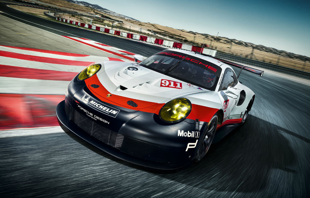 Porsche îşi ascute armele pentru Le Mans: Porsche 911 RSR are motor amplasat central de 4.0 litri şi 510 cai putere - Poza 1
