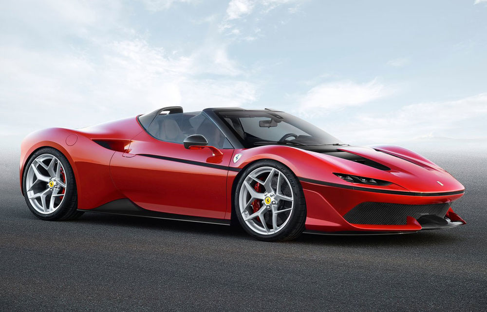 Ferrari face o dedicație fanilor din Japonia: italienii revin la caroseria targa cu noul J50 - Poza 1