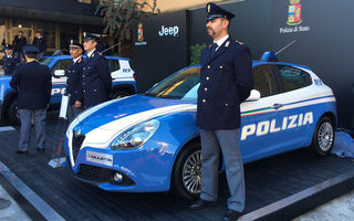 După ce a cumpărat 4000 de exemplare Seat Leon, poliția italiană încearcă să se revanșeze față de producția locală: Renegade, Giulietta și Giulia pentru forțele de ordine
