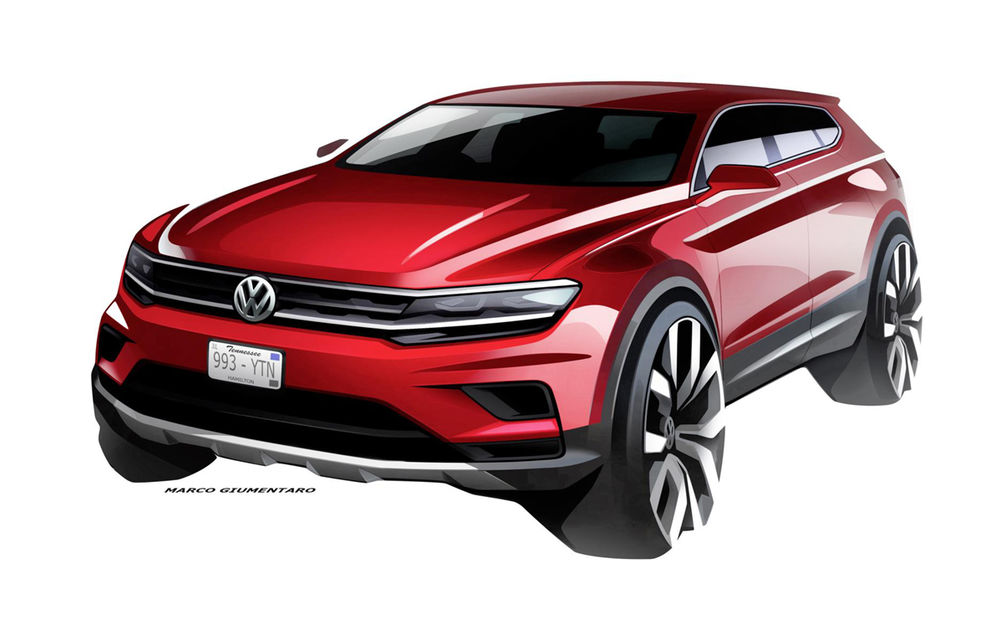 Teaser surpriză în prag de sărbători: Volkswagen Tiguan Allspace, versiunea cu 7 locuri a SUV-ului german, apare în ianuarie - Poza 1