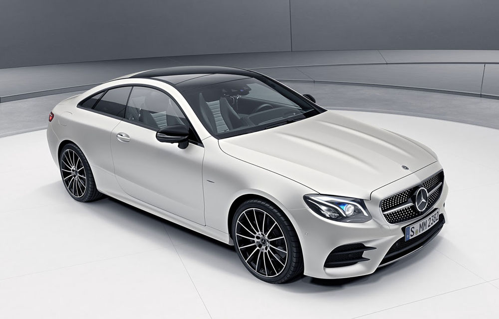 Noul Mercedes Clasa E Coupe Edition 1: versiunea specială de lansare va fi produsă în doar 555 de exemplare - Poza 1