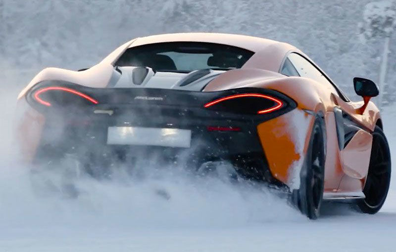 McLaren se inspiră de la Ferrari și Lamborghini: un curs de pilotaj pe gheață costă 15.000 de euro - Poza 1