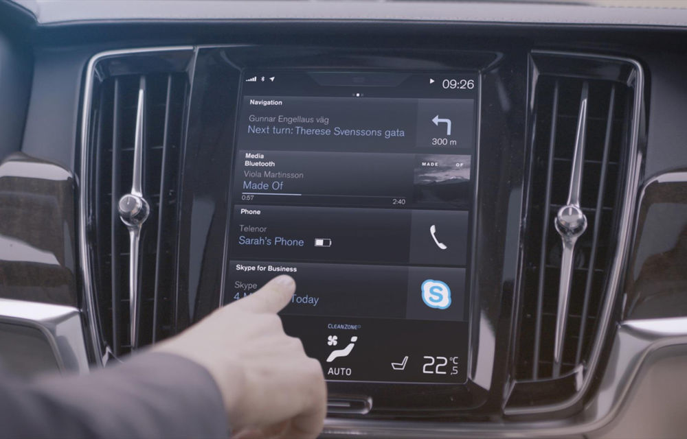 Conversaţii video în maşina: Volvo introduce Skype pe modelele din seria 90 - Poza 4