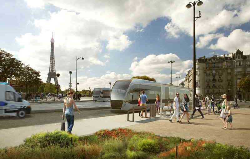 Parisul se reinventează: traficul rutier de pe două şosele principale, înlocuit cu piste de biciclişti şi linie de tramvai - Poza 1