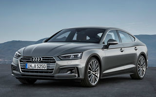 Audi A5 și versiunea de performanță S5 Sportback sunt disponibile în România: prețurile încep de 42.500 de euro