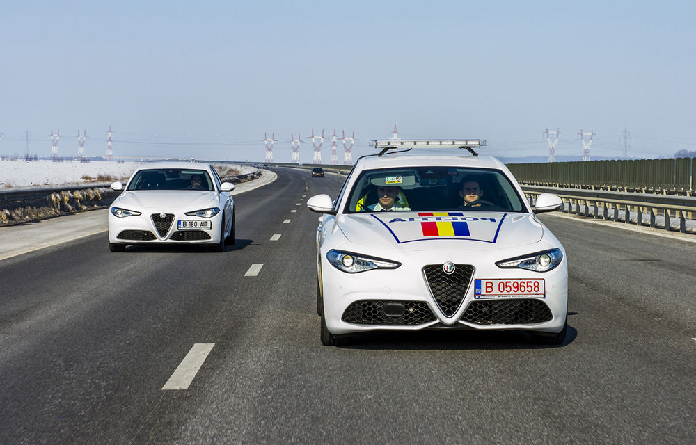 Filtrele de poliție vor fi o idee mai plăcute: Alfa Romeo Giulia Veloce (280 CP) intră în flota Poliției Rutiere Ilfov - Poza 1