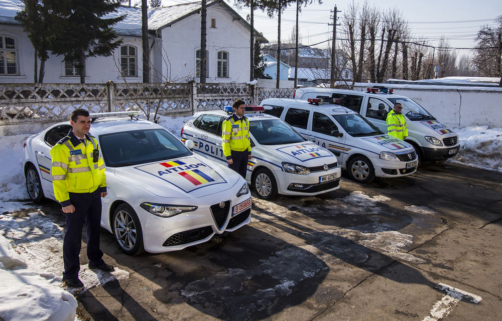 Filtrele de poliție vor fi o idee mai plăcute: Alfa Romeo Giulia Veloce (280 CP) intră în flota Poliției Rutiere Ilfov - Poza 5