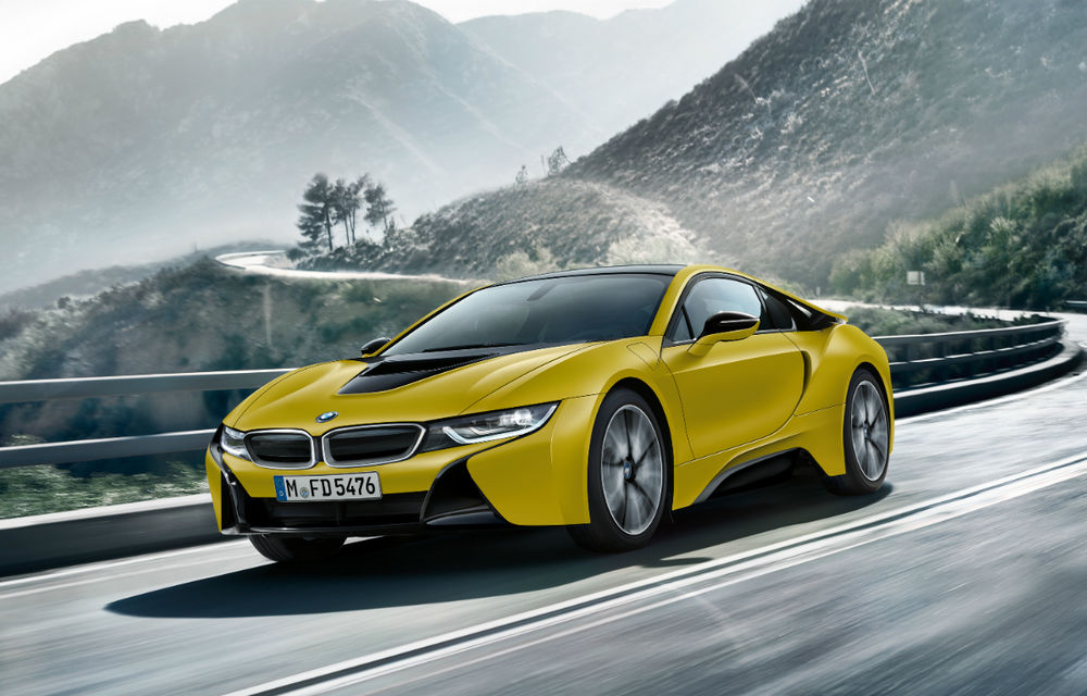 Negru și galben mat, noi nuanțe în meniul hibridei sportive BMW i8 - Poza 7