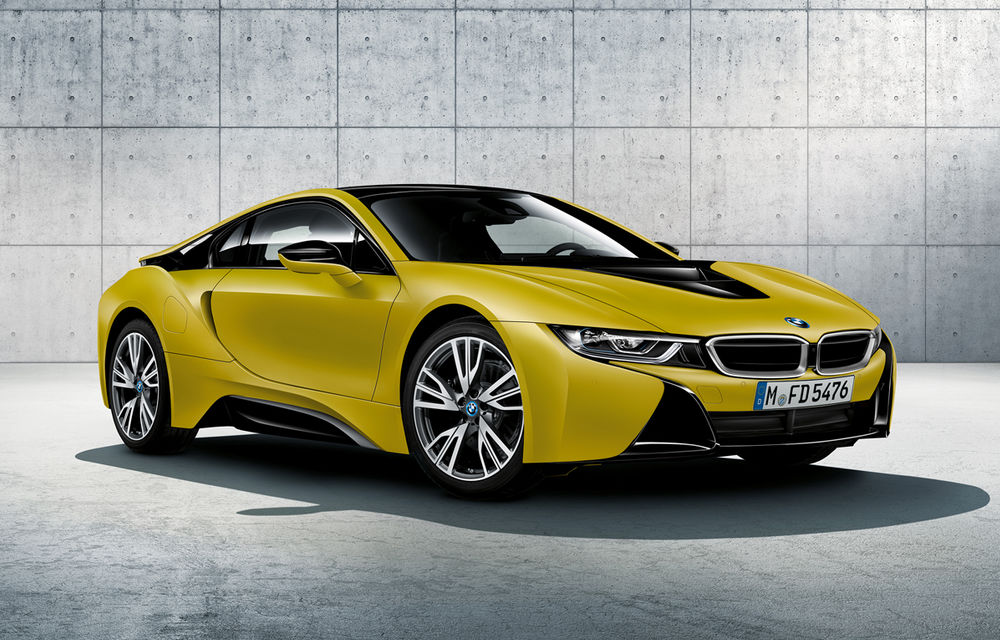 Negru și galben mat, noi nuanțe în meniul hibridei sportive BMW i8 - Poza 1