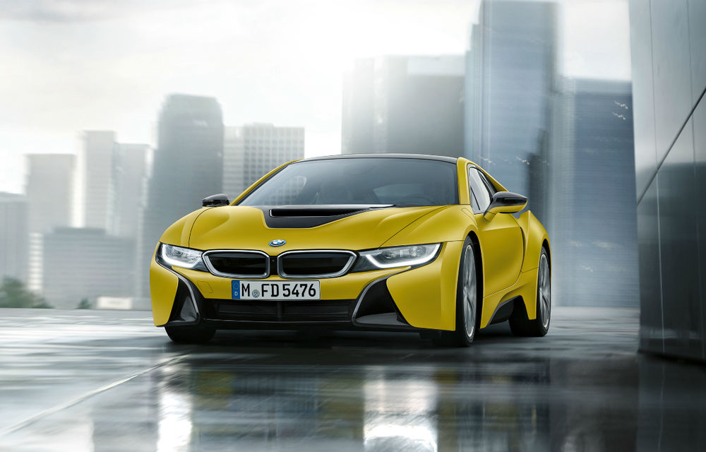 Negru și galben mat, noi nuanțe în meniul hibridei sportive BMW i8 - Poza 5