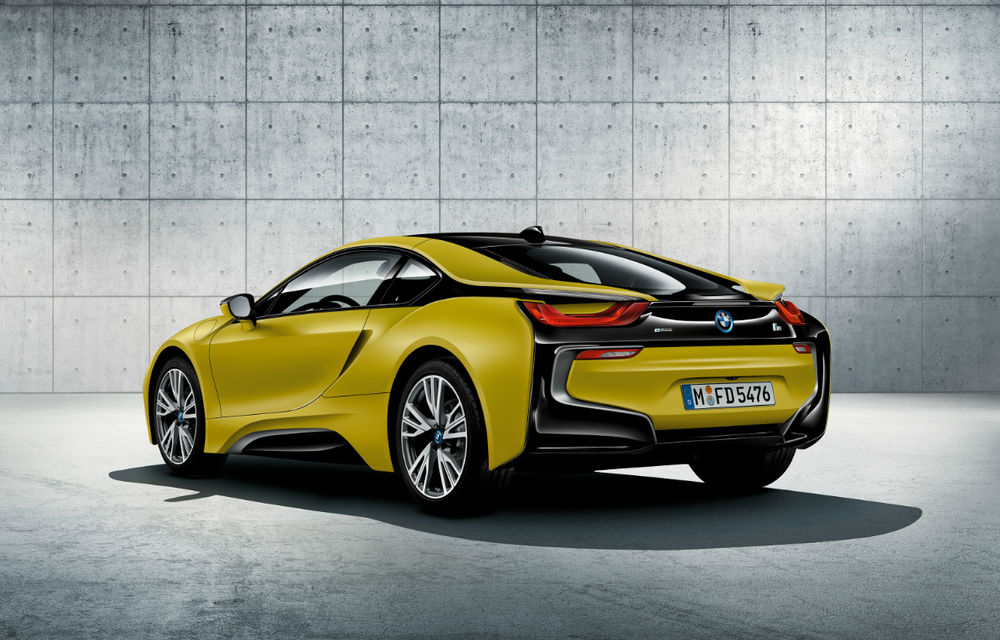 Negru și galben mat, noi nuanțe în meniul hibridei sportive BMW i8 - Poza 3
