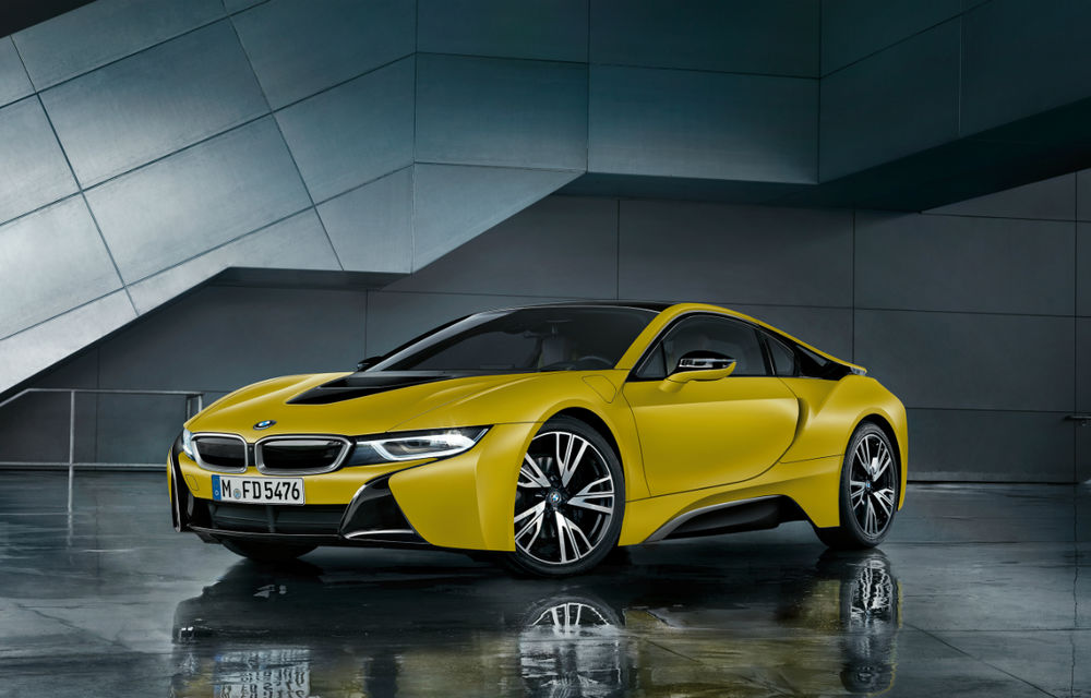 Negru și galben mat, noi nuanțe în meniul hibridei sportive BMW i8 - Poza 8