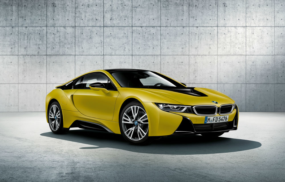 Negru și galben mat, noi nuanțe în meniul hibridei sportive BMW i8 - Poza 2