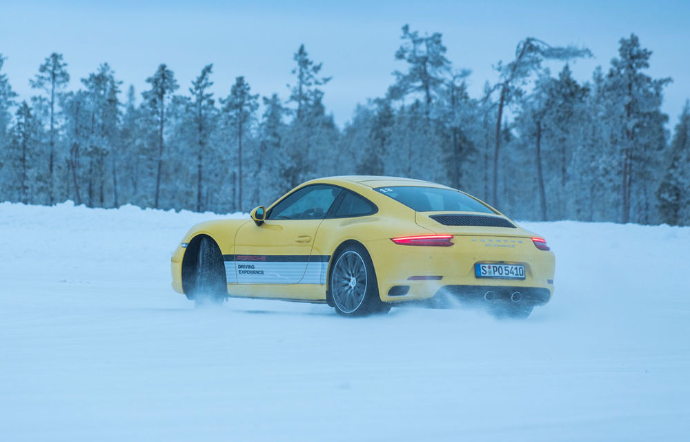 Valentine's Day în variantă masculină: drifturi pe gheață cu cele mai puternice modele Porsche - Poza 44
