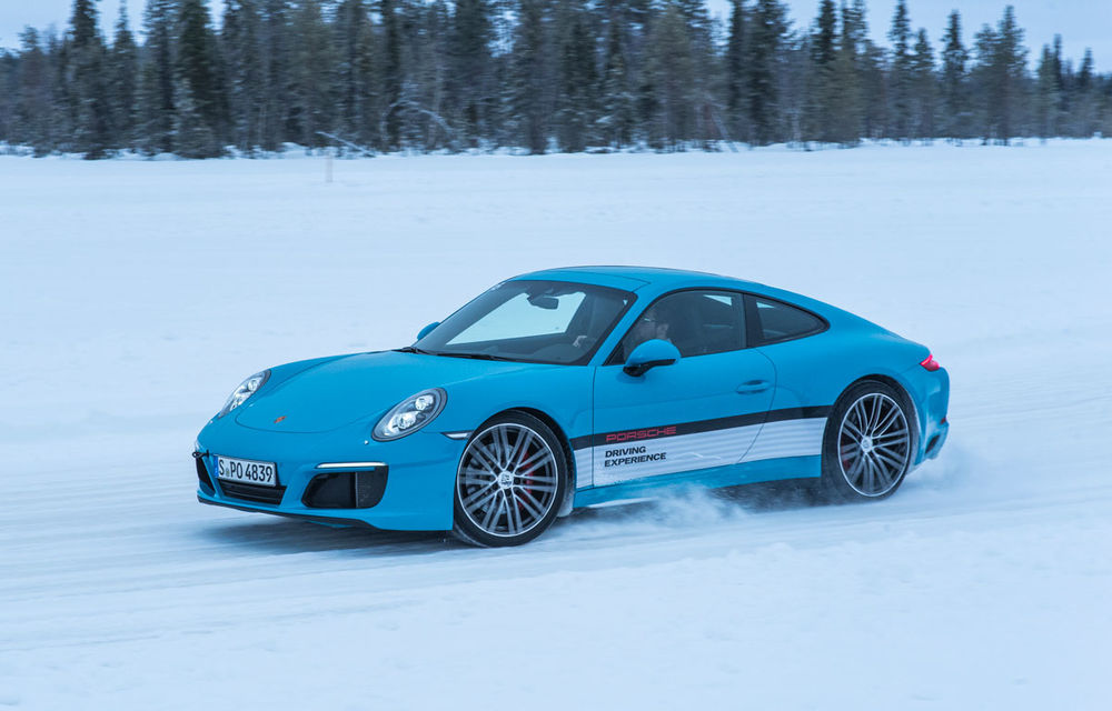 Valentine's Day în variantă masculină: drifturi pe gheață cu cele mai puternice modele Porsche - Poza 67