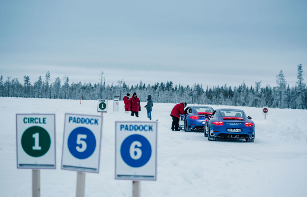 Valentine's Day în variantă masculină: drifturi pe gheață cu cele mai puternice modele Porsche - Poza 14