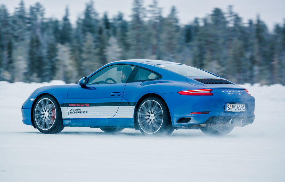 Valentine's Day în variantă masculină: drifturi pe gheață cu cele mai puternice modele Porsche - Poza 13