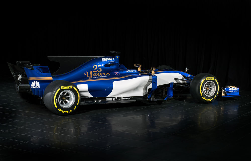 Mult albastru și un pic de auriu: Sauber a dezvăluit noul monopost pentru sezonul 2017 al Formulei 1 - Poza 2