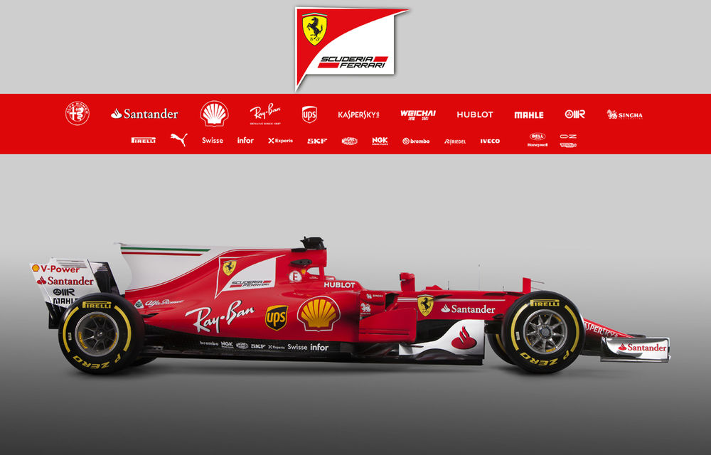 Ferrari prezintă noul monopost pentru 2017: elemente comune cu Mercedes - Poza 6