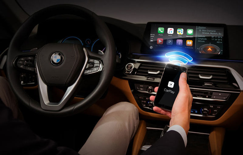Noul BMW Seria 5 este prima mașină de serie care oferă conexiune Apple CarPlay fără fir - Poza 1