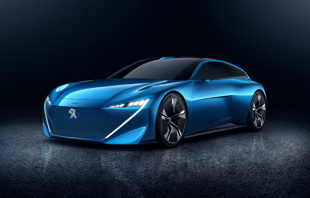 Peugeot Instinct Concept: design futurist, camere video în blocurile optice și 300 de cai putere - Poza 1