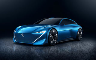 Peugeot Instinct Concept: design futurist, camere video în blocurile optice și 300 de cai putere