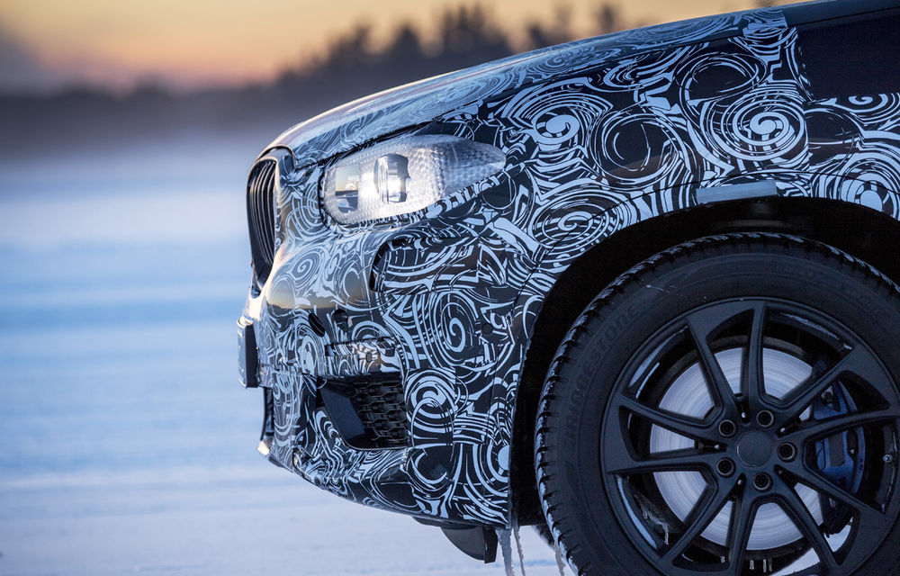 Noua generație BMW X3: SUV-ul a fost testat sub camuflaj pe zăpada și gheața de la Cercul Polar (video) - Poza 7