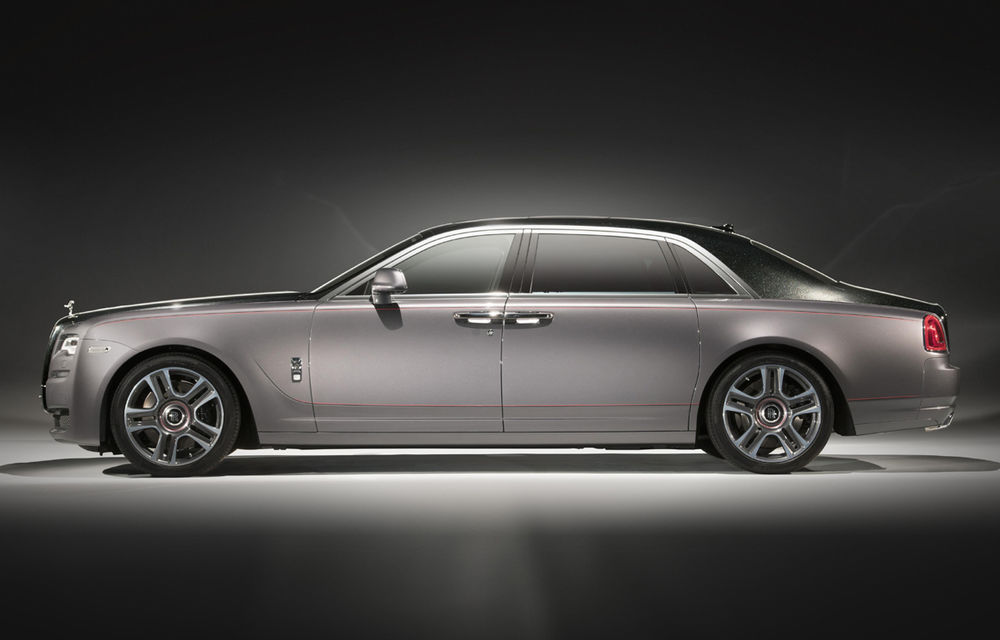 Rolls-Royce Ghost Elegance: versiune unicat cu ampatament mărit și vopsea din diamante pentru un client misterios - Poza 1