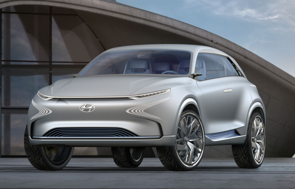 Hyundai FE Fuel Cell: conceptul cu autonomie de 800 de kilometri prefațează lansarea unui SUV de serie cu pile de hidrogen în 2018 - Poza 1