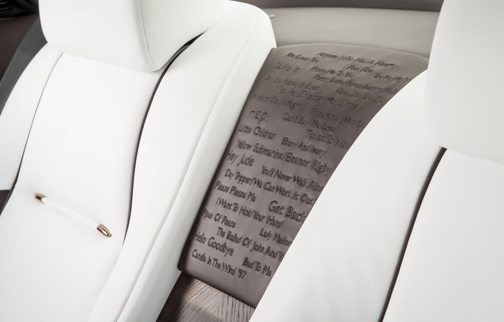 Rolls Royce lansează nouă exemplare Wraith dedicate celor mai mari muzicieni englezi - Poza 14