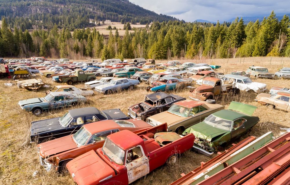 Ofertă de nerefuzat: un canadian vinde terenurile sale la pachet cu o colecție de 340 de mașini clasice - Poza 11