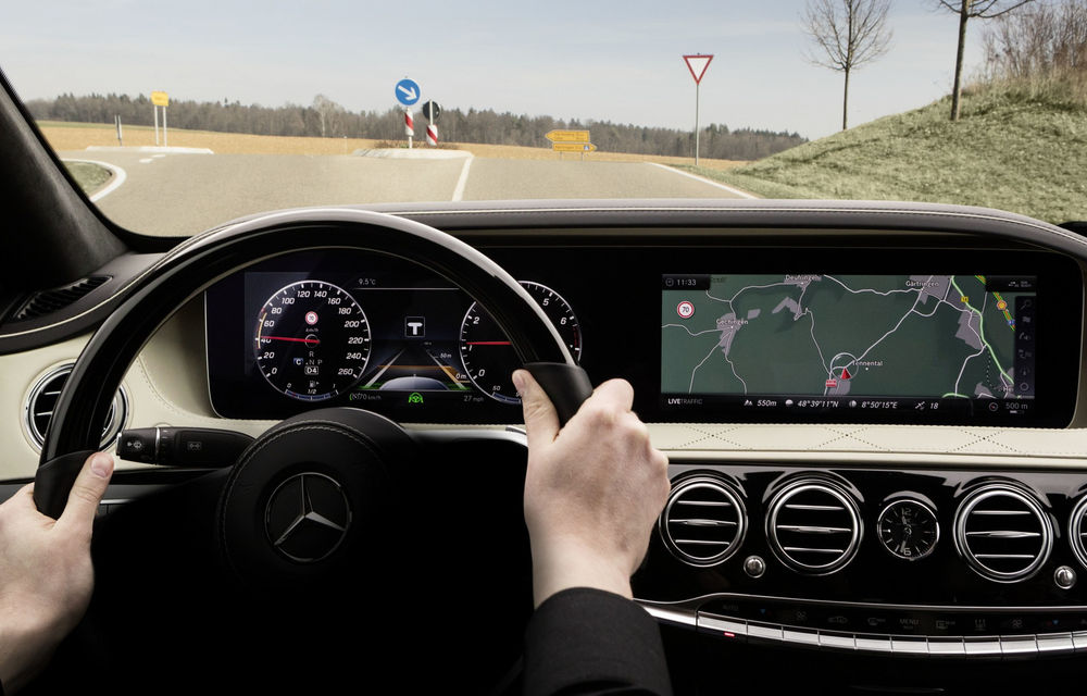 Interiorul noului Mercedes Clasa S facelift, dezvăluit anticipat într-un comunicat de presă - Poza 5