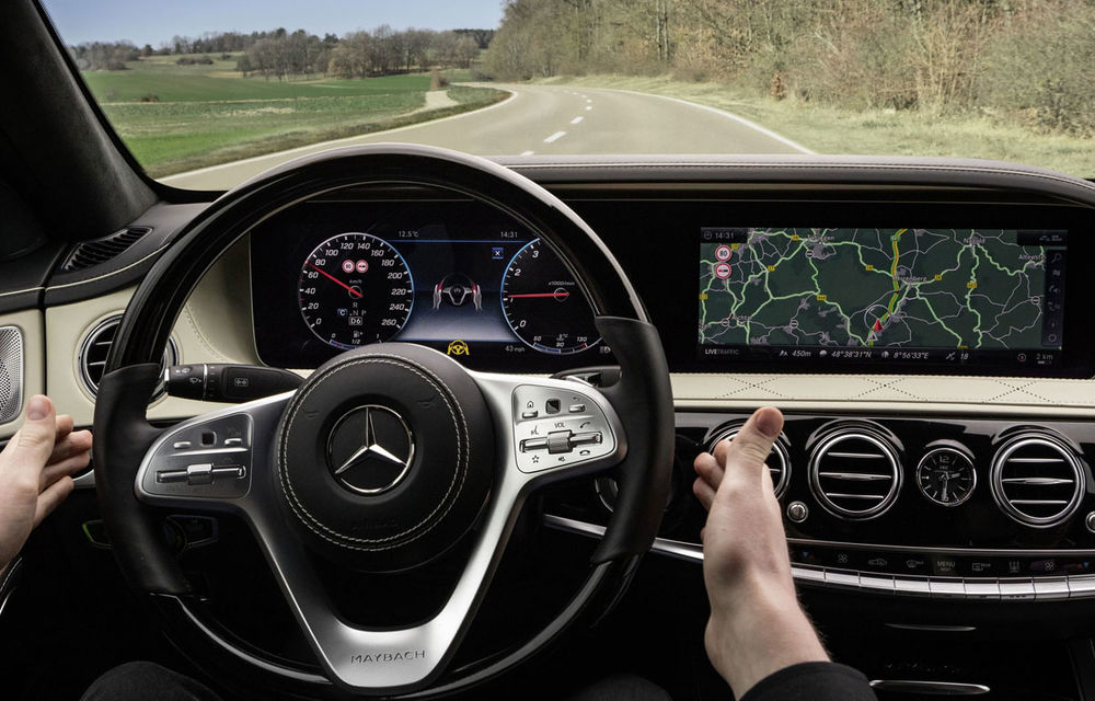 Interiorul noului Mercedes Clasa S facelift, dezvăluit anticipat într-un comunicat de presă - Poza 1