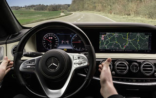Interiorul noului Mercedes Clasa S facelift, dezvăluit anticipat într-un comunicat de presă