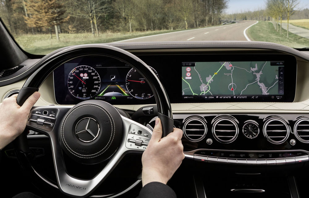 Interiorul noului Mercedes Clasa S facelift, dezvăluit anticipat într-un comunicat de presă - Poza 4