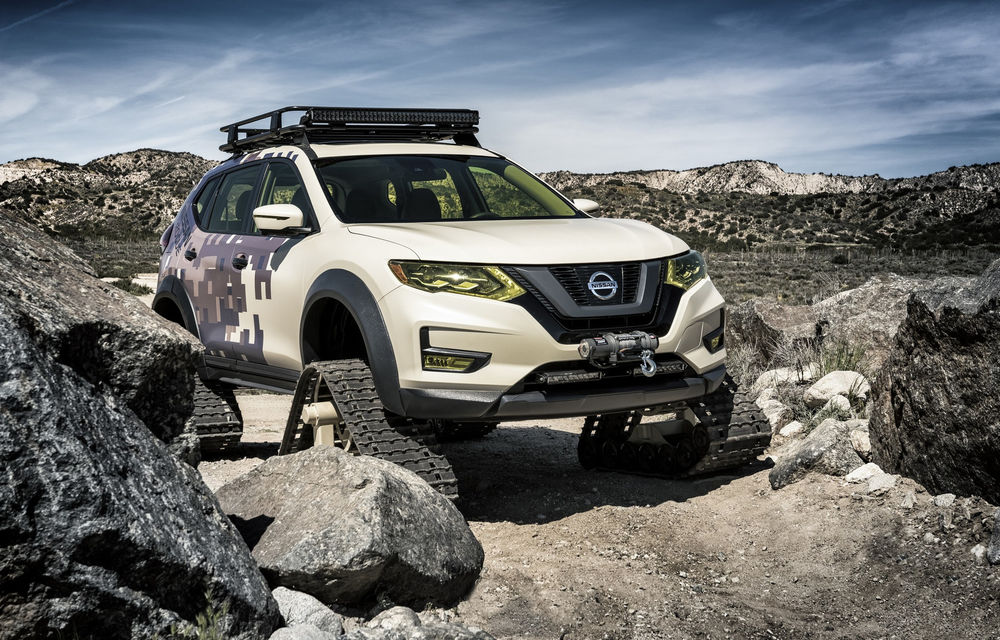 Nissan se pregătește de război: modelul X-Trail a primit șenile în SUA - Poza 9