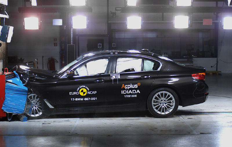 Noua generație BMW Seria 5 își respectă blazonul: 5 stele în testele de siguranță EuroNCAP - Poza 1