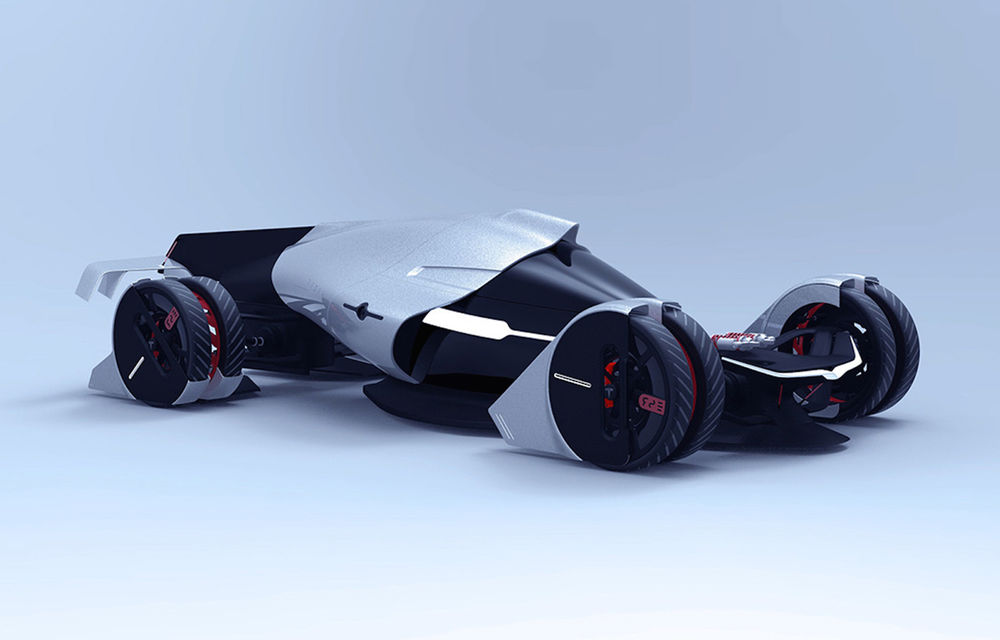 Tesla T1: conceptul inedit pentru Cursa de 24 de ore de la Le Mans are 1.340 de cai putere și atinge peste 400 km/h - Poza 1