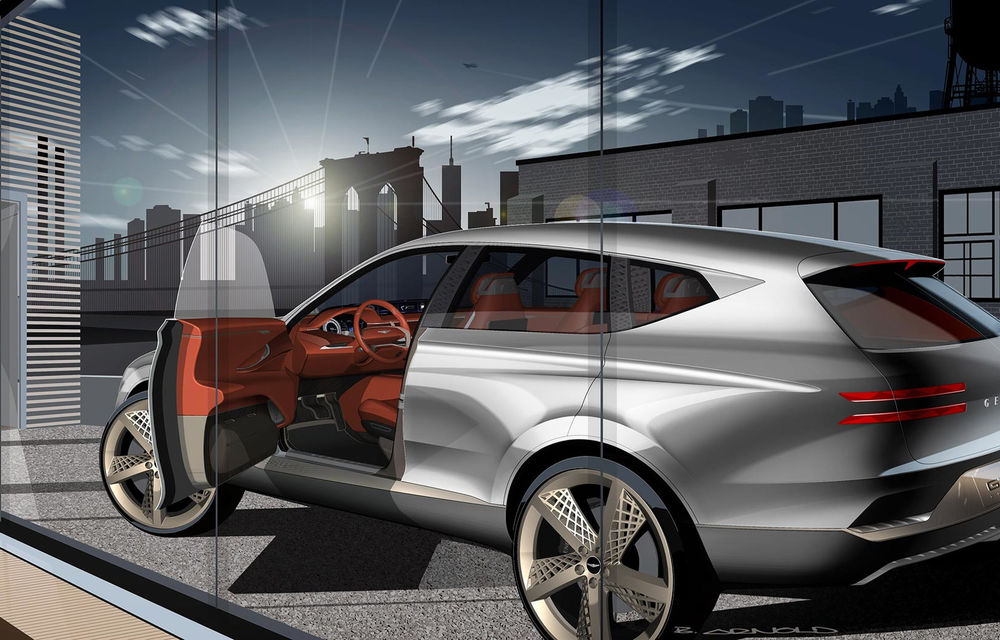 Hyundai și brandul său premium Genesis cochetează cu ideea unui SUV premium: GV80 Concept ar putea rivaliza cu BMW X5 - Poza 8
