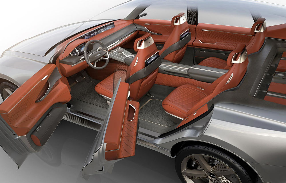 Hyundai și brandul său premium Genesis cochetează cu ideea unui SUV premium: GV80 Concept ar putea rivaliza cu BMW X5 - Poza 17