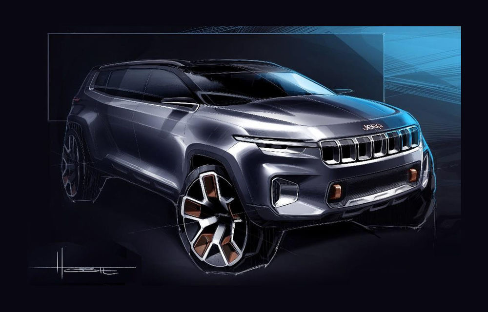 Conceptele Jeep nu uită niciodată de tradiție: Yuntu este un crossover cu șapte locuri, gata să iasă în teren accidentat - Poza 3