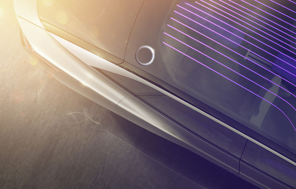 Încă două teasere pentru conceptul SUV coupe electric pregătit de Volkswagen: logo iluminat cu LED-uri şi plafon transparent - Poza 2