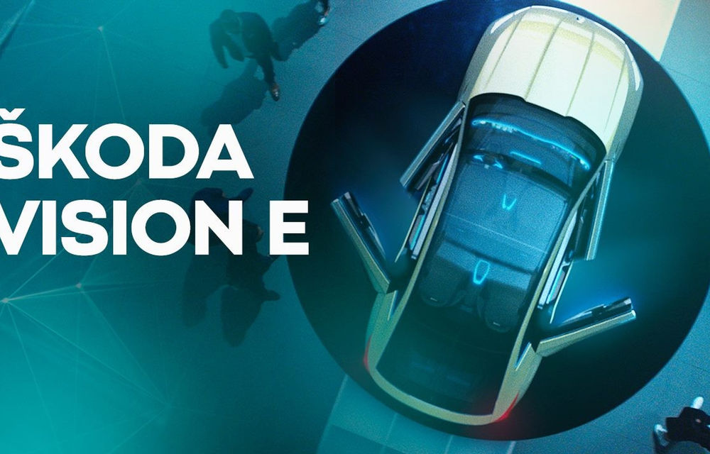 Skoda Vision E: imagini și informații oficiale cu prototipul electric de 300 de cai putere - Poza 5