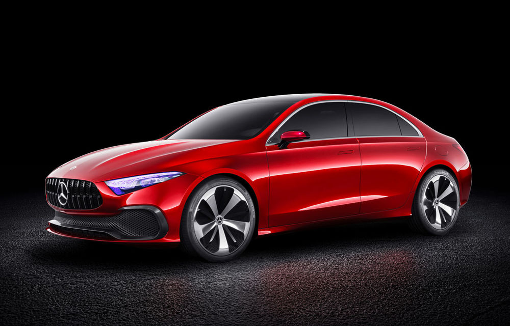 Mercedes Concept A Sedan: După CLA, Mercedes anunță încă un sedan compact cu alură de coupe - Poza 5